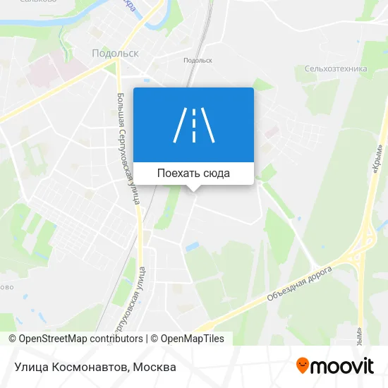 Карта Улица Космонавтов