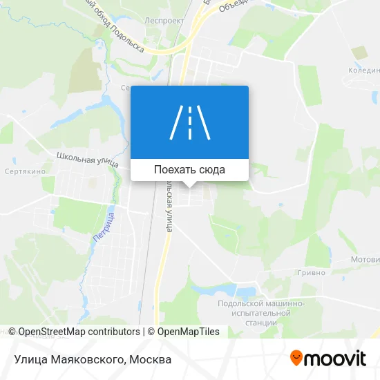 Карта Улица Маяковского