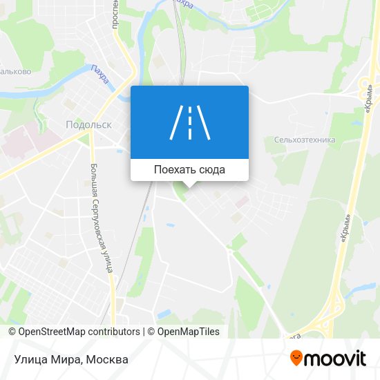 Карта Улица Мира