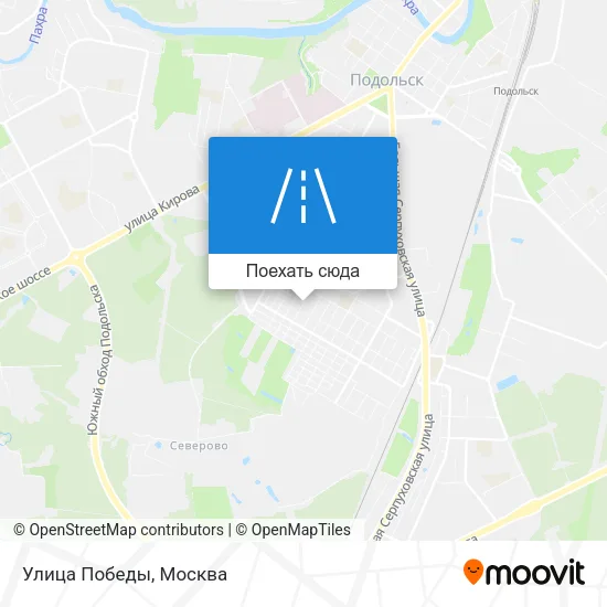 Карта Улица Победы