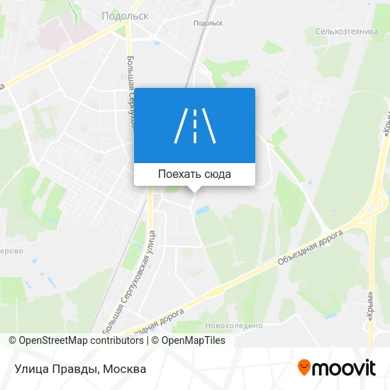 Карта Улица Правды