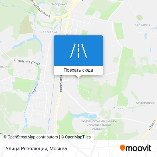 Карта Улица Революции