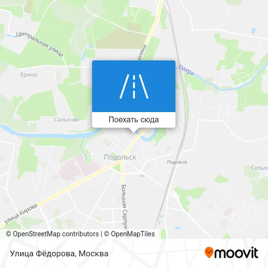 Карта Улица Фёдорова