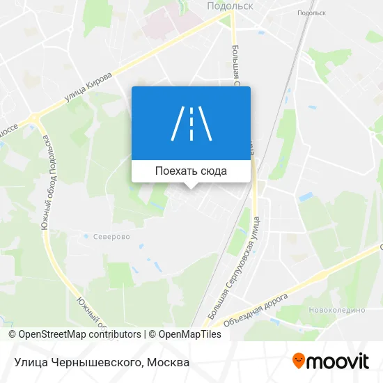 Карта Улица Чернышевского