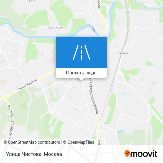 Карта Улица Чистова