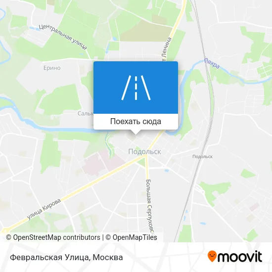 Карта Февральская Улица