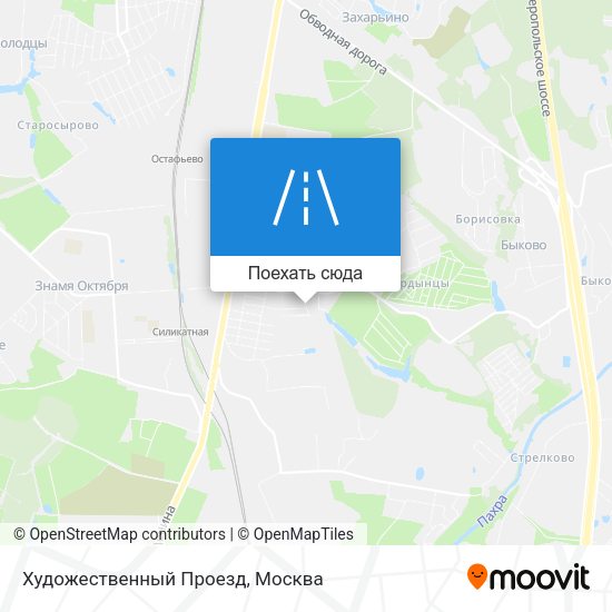 Карта Художественный Проезд