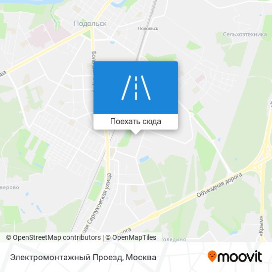 Карта Электромонтажный Проезд
