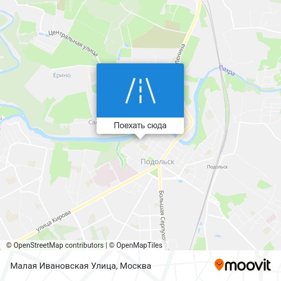 Карта Малая Ивановская Улица