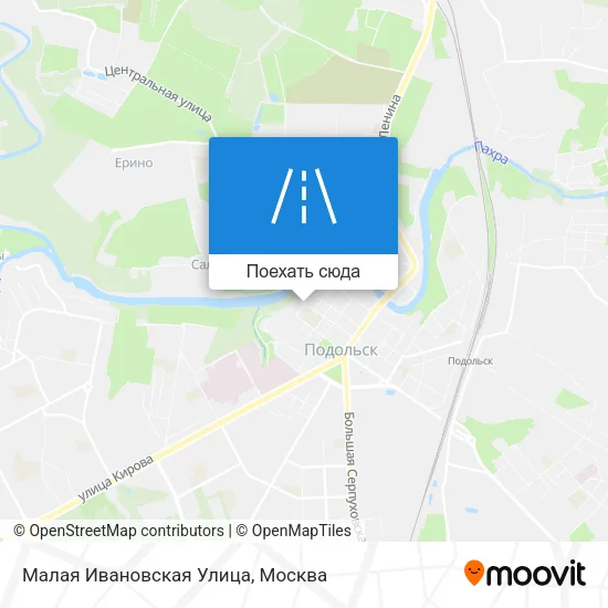 Карта Малая Ивановская Улица
