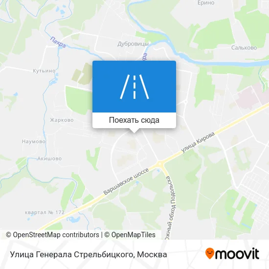 Карта Улица Генерала Стрельбицкого