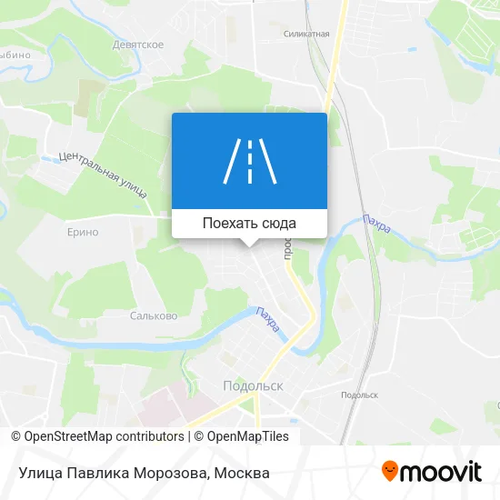 Карта Улица Павлика Морозова