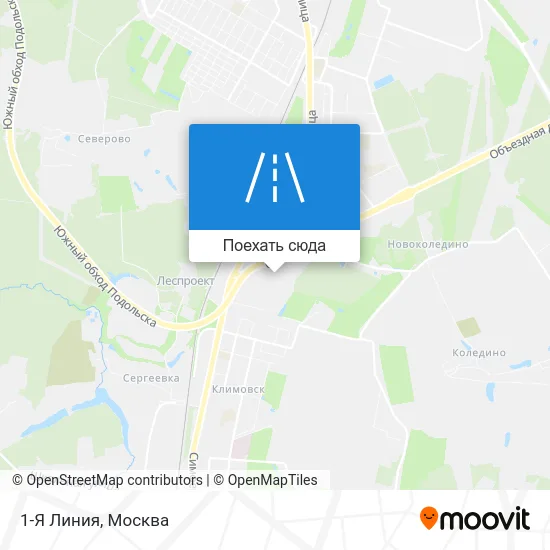 Карта 1-Я Линия