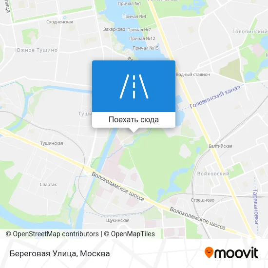 Карта Береговая Улица