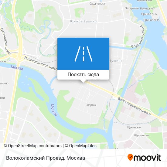 Карта Волоколамский Проезд
