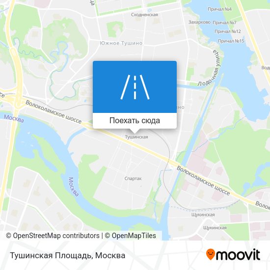 Карта Тушинская Площадь