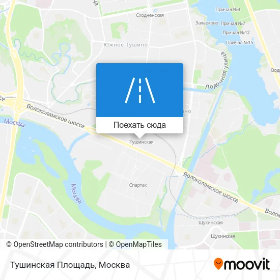 Карта Тушинская Площадь