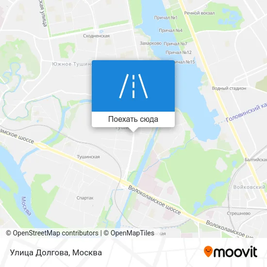 Карта Улица Долгова