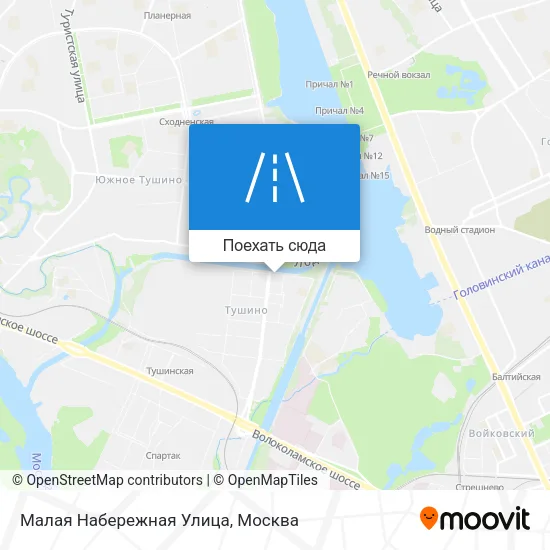 Карта Малая Набережная Улица