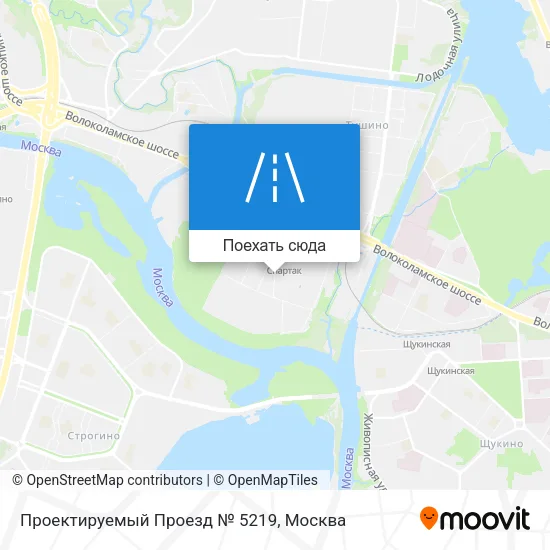 Карта Проектируемый Проезд № 5219