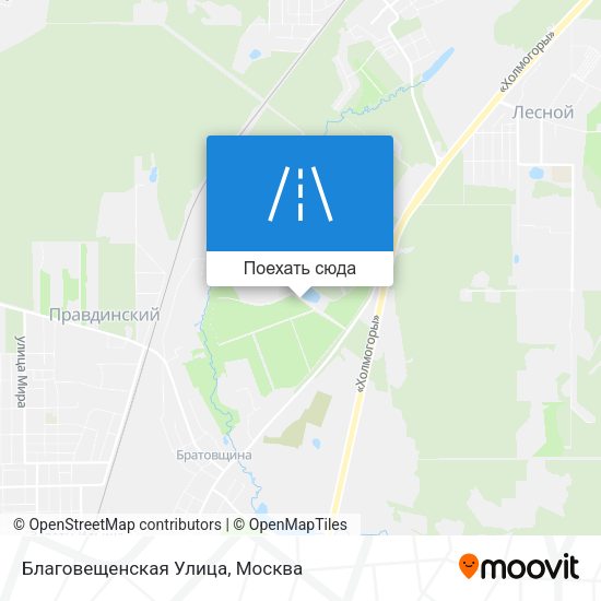 Карта Благовещенская Улица