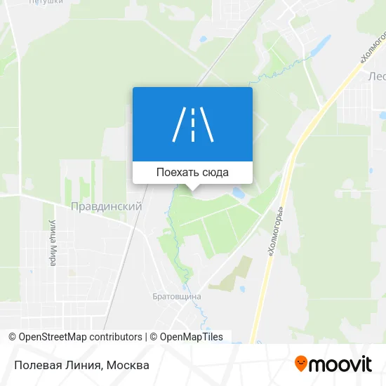 Карта Полевая Линия