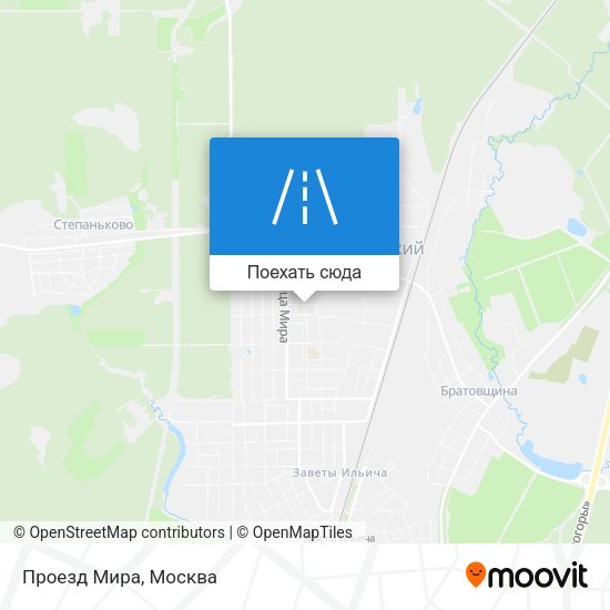 Карта Проезд Мира