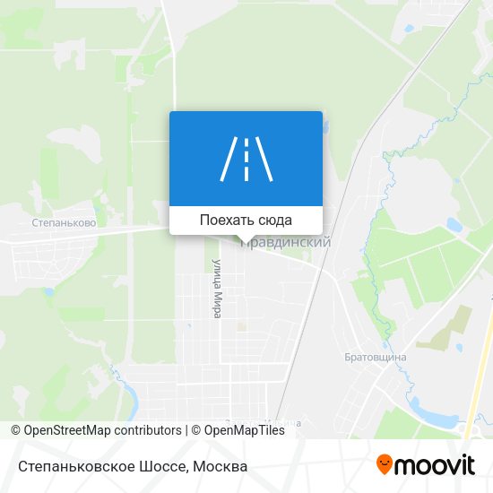 Карта Степаньковское Шоссе