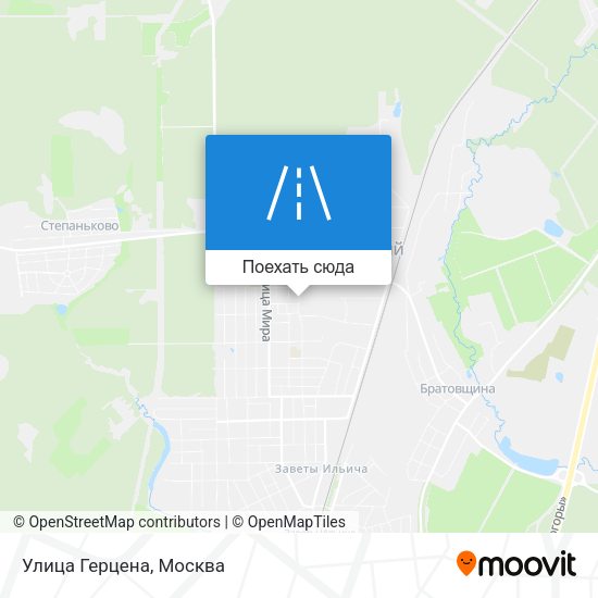 Карта Улица Герцена