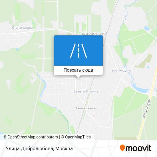 Карта Улица Добролюбова
