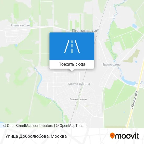 Карта Улица Добролюбова