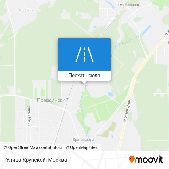 Карта Улица Крупской
