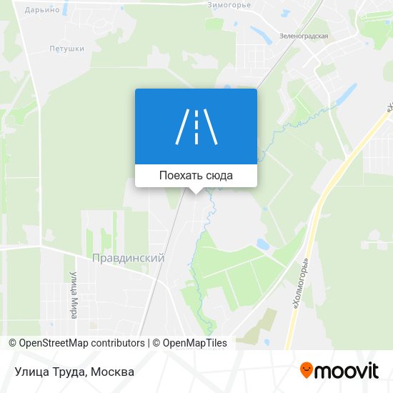 Карта Улица Труда