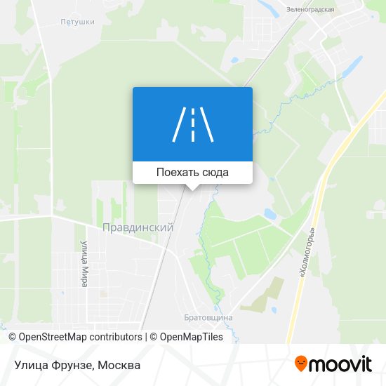 Карта Улица Фрунзе