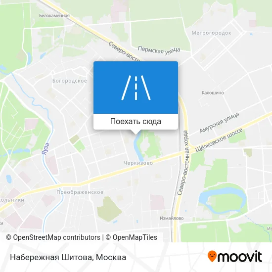 Карта Набережная Шитова