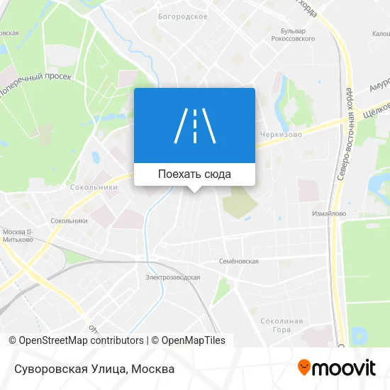 Карта Суворовская Улица