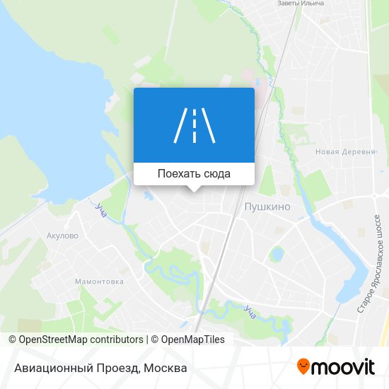 Карта Авиационный Проезд