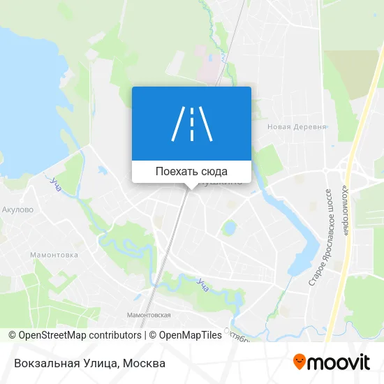 Карта Вокзальная Улица