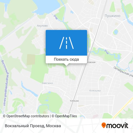 Карта Вокзальный Проезд