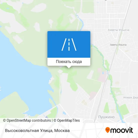 Карта Высоковольтная Улица