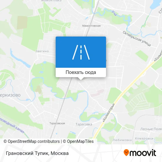 Карта Грановский Тупик