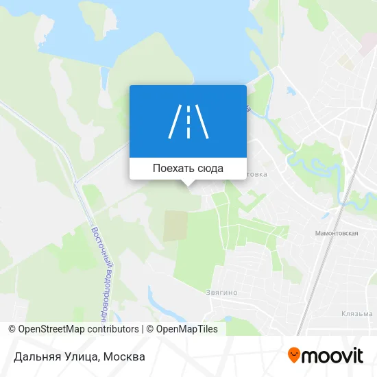 Карта Дальняя Улица