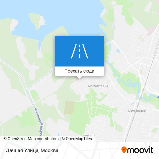 Карта Дачная Улица