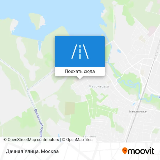 Карта Дачная Улица