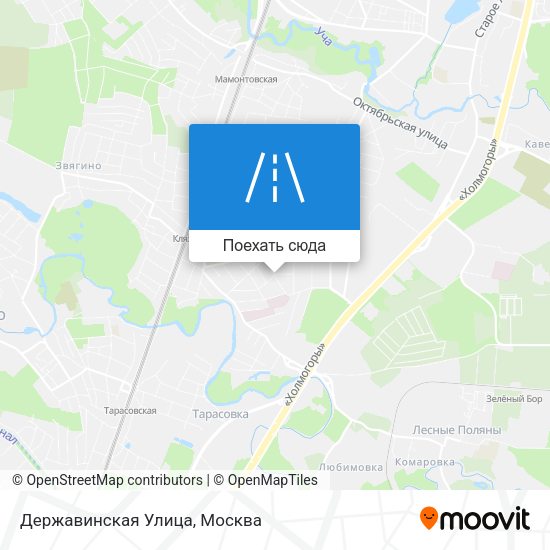 Карта Державинская Улица