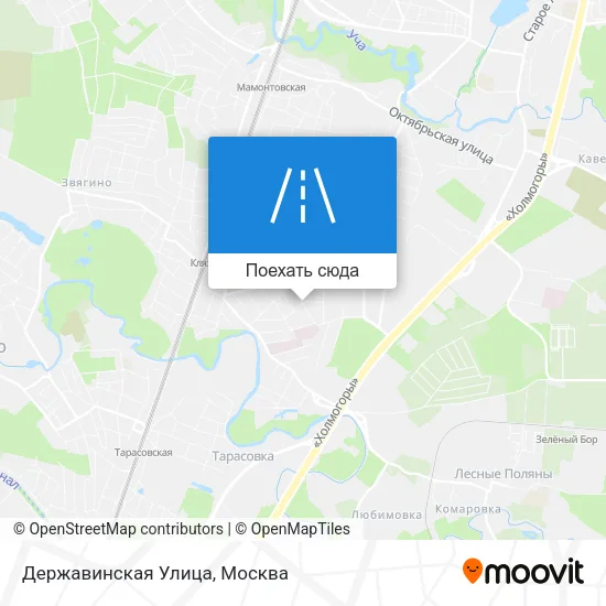 Карта Державинская Улица