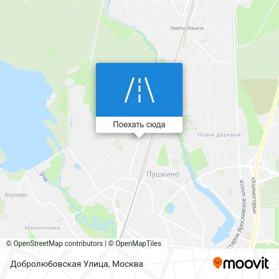 Карта Добролюбовская Улица