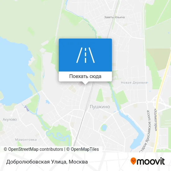 Карта Добролюбовская Улица