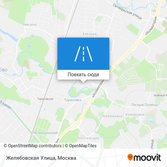 Карта Желябовская Улица