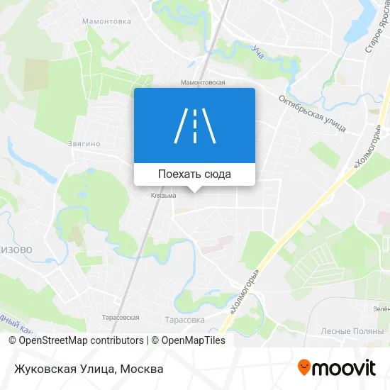 Карта Жуковская Улица